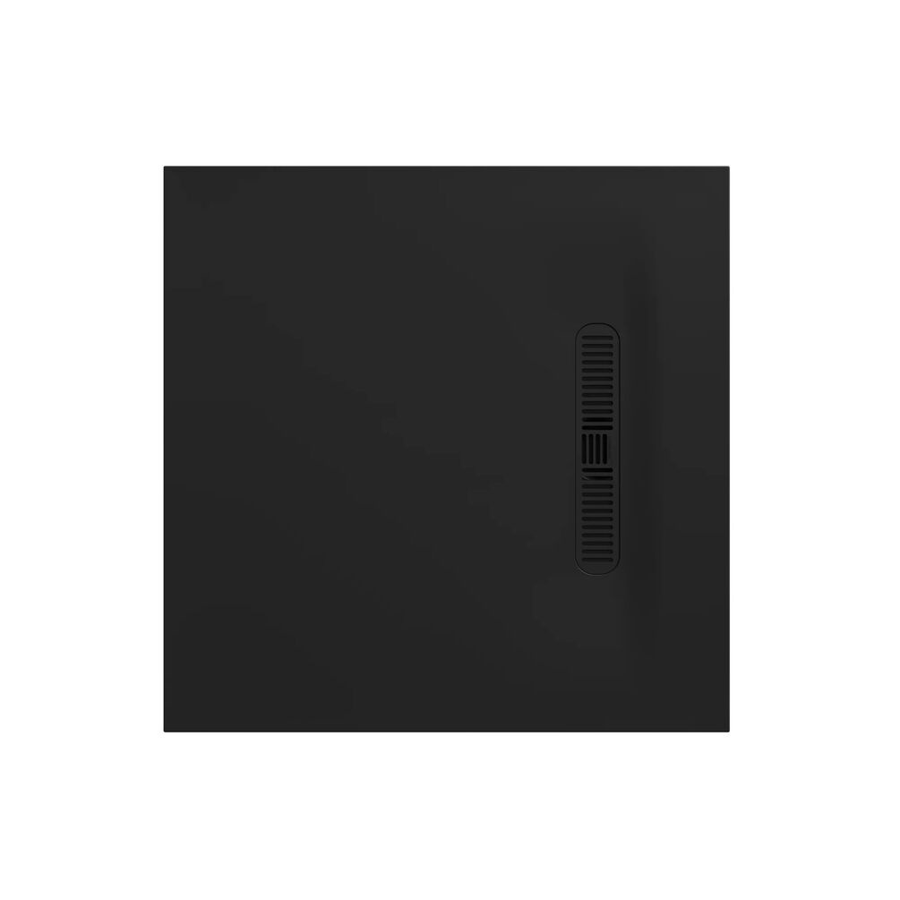 Crosswater Vito 900 x 900mm Matt Black Square Dolomite Shower Tray